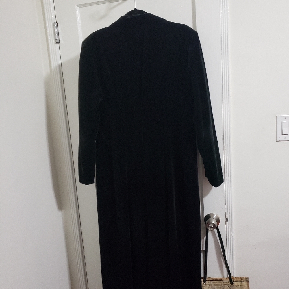 Velvet formal coat